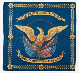 Vorderansicht der Bürgerkriegsflagge, ca. 1861-1865