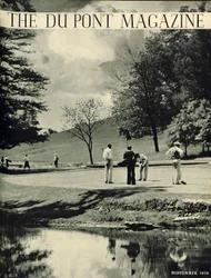 Golfer, Titelseite des DuPont Magazins, Juli-August 1936