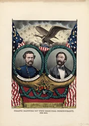 Großes Banner der radikalen Demokratie, 1864