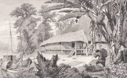 Haus eines wohlhabenden Kautschuksammlers, aus 