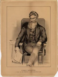 John Brown, Anführer des Aufstands von Harpers Ferry, 1859