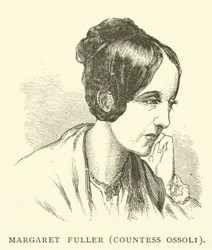Margaret Fuller, Gräfin Ossoli, amerikanische Journalistin und Frauenrechtlerin (Gravur)