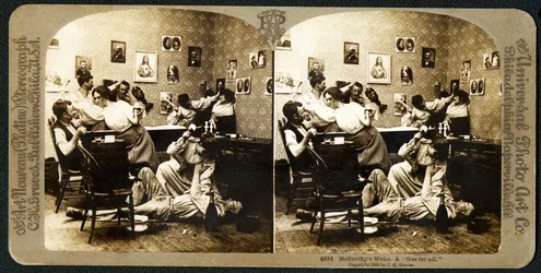 McCarthys Wake (Teil 3), 1899 (Stereograph)