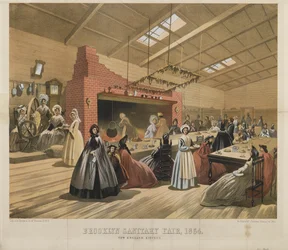 New England Küche, Brooklyn Sanitary Fair, 1864
