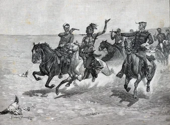 North West Mounted Police: „Verhaftung eines Blackfeet-Mörders“