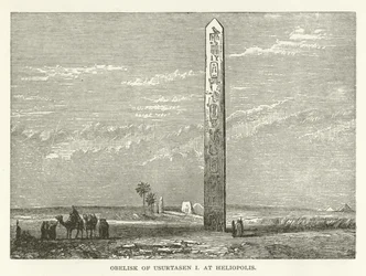 Obelisk von Usurtasen I. in Heliopolis