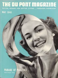 Parade der Kunststoffe, Titelseite des DuPont Magazins, Mai 1940