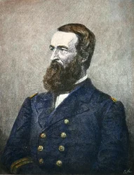 Porträt von David Dixon Porter (1813-91), Admiral der Bundesmarine