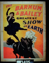 Plakat für Barnum und Bailey Greatest Show on Earth