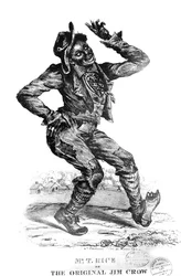 Notenblatt für The Original Jim Crow, geschrieben von Thomas Dartmouth Daddy Rice