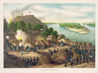 Belagerung von Vicksburg - Kapitulation, 4. Juli 1863, veröffentlicht 1888