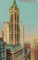 Singer Building, New York, ca. 1900-09