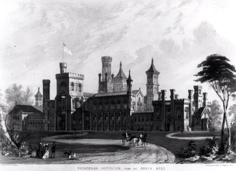 Smithsonian Institution von Südwesten, aus 