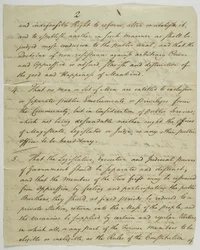 Die Bill of Rights, Kopie unterzeichnet in Federal Hall, 1789