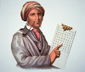 Der Cherokee-Gelehrte, Sequoyah (1776-1843)