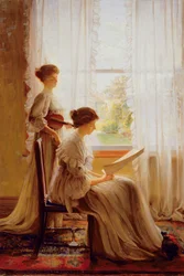 Die Musikstunde, ca. 1890