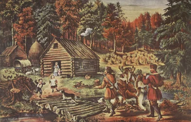 Das Heim der Pioniere an der westlichen Grenze