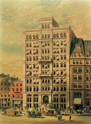 Das Standard Oil Company Gebäude, 26 Broadway, New York, veröffentlicht von Root and Tinker, 1886