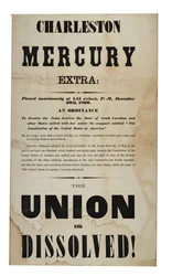 Die Union ist aufgelöst! (Charleston Mercury, Extra Ausgabe), 20. Dezember 1860
