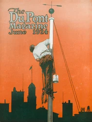 Es gibt keine Allzweckfarbe, Titelseite des DuPont Magazins, Juni 1924