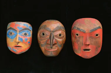 Drei Schamanenmasken