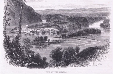 Blick auf den Potomac, Illustration aus Cassell