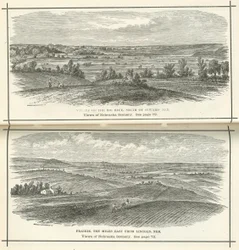 Ansichten der Landschaft von Nebraska