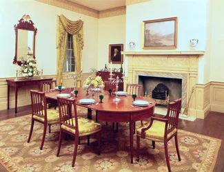 White Hall Speisesaal, in der Nähe von Charleston, South Carolina, 1818