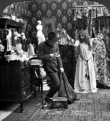 Halt ihn fest Mary, ich rufe die Polizei