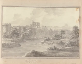 Ansichten in England, Schottland und Wales: Chepstow Castle, 15. Oktober 1802