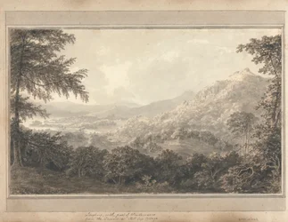 Ansichten in England, Schottland und Wales: Loughrig mit Teil von Windemere von der Terrasse des Hill Top Cottage