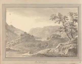 Ansichten in England, Schottland und Wales: Tour in Schottland; in der Nähe von Wyburn Lake