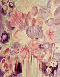 Weiche rosa-lila Blumen