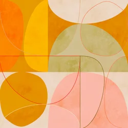 Mid-Century Curry Gelb Blush Frühling 2