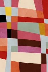 Warme Farben Bauhaus Geometrie 4