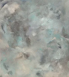 Gedämpftes Blau-Grau-Abstrakt