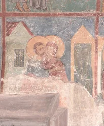 Begegnung der Heiligen Joachim und Anna am Goldenen Tor, 12. Jahrhundert