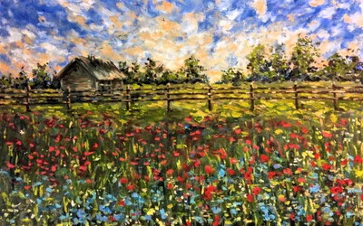 Landschaft auf dem Land
