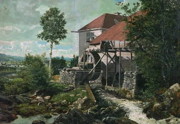 Tal von einer Mühle