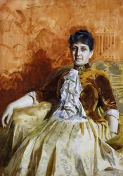 Porträt von Lisen Lamm, 1885