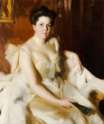 Porträt von Mrs de Ver Warner