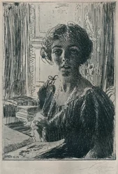 Die Kronprinzessin Margareta von Schweden, 1914