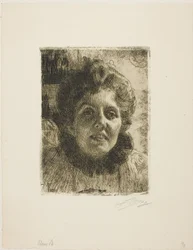 Aurore (Frau Aurore Klintberg, geborene Oxenstierna, Kopf)
