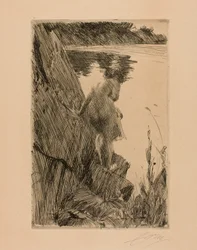 Badende (Abend) III