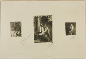 Mädchenkopf; Bauernmädchen am Fenster