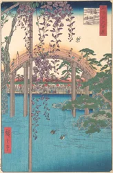 Im Kameido Tenjin Schrein, 1856