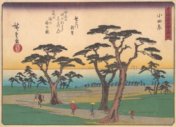 Odawara, aus der Serie Die dreiundfünfzig Stationen der Tokaido-Straße, frühes 20. Jahrhundert