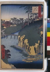 Hundert berühmte Ansichten von Edo: Der Takinogawa in Oji