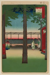 Morgendämmerung am Kanda Myojin Schrein