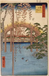 Bezirk des Tenjin-Schreins in Kameido